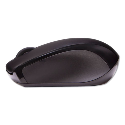 Compact Travel Mouse, 2.4 Ghz Frequency-26 Ft Wireless Range, Left-right Hand Use, Black
