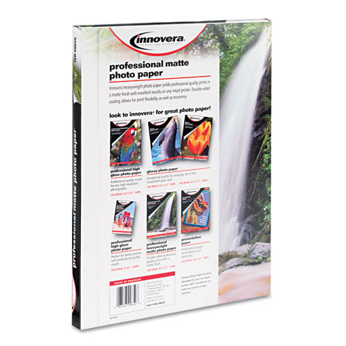 Heavyweight Photo Paper, 11 Mil, 8.5 X 11, Matte White, 50-pack