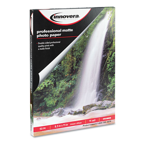 Heavyweight Photo Paper, 11 Mil, 8.5 X 11, Matte White, 50-pack