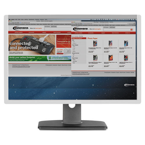 Blackout Privacy Filter For 20" Widescreen Lcd Monitor, 16:9 Aspect Ratio