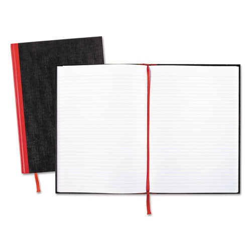 Casebound Notebooks, Wide-legal Rule, Black Cover, 11.75 X 8.25, 96 Sheets