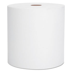 Essential High Capacity Hard Roll Towel, 1.5" Core, 8 X 1000 Ft, Recycled, White, 6-carton