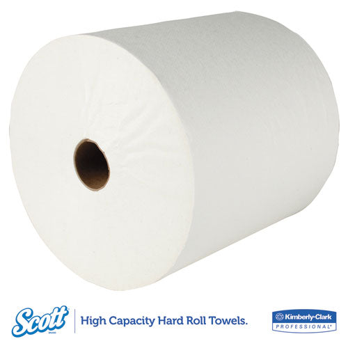 Essential High Capacity Hard Roll Towel, 1.5" Core, 8 X 1000 Ft, Recycled, White, 6-carton