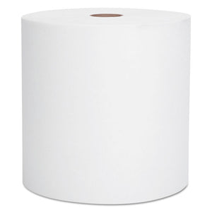 Essential Hard Roll Towel, 1.5" Core, 8 X 800ft, White, 12 Rolls-carton