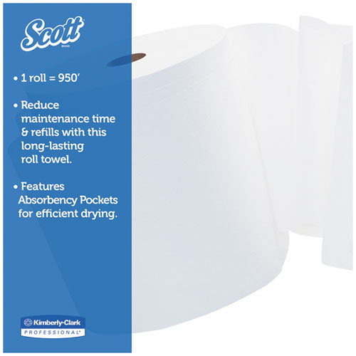 Essential High Capacity Hard Roll Towel, 1.75" Core, 8 X 950ft, White,6 Rolls-ct