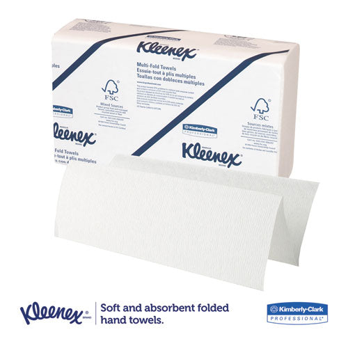 Multi-fold Paper Towels, Convenience, 9 1-5x9 2-5, White, 150-pk, 8 Packs-carton