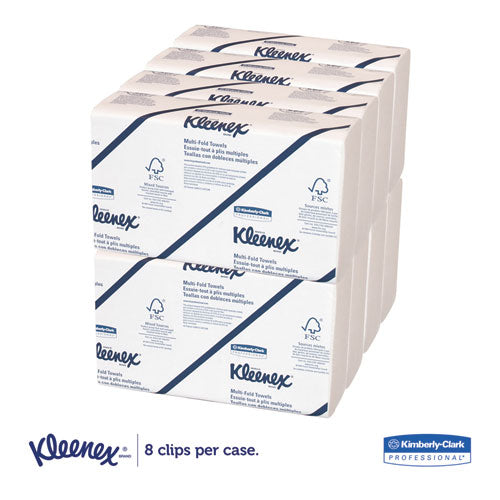 Multi-fold Paper Towels, Convenience, 9 1-5x9 2-5, White, 150-pk, 8 Packs-carton