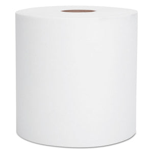 Essential Hard Roll Towel, 1.5" Core, 8 X 400ft, White, 12 Rolls-carton