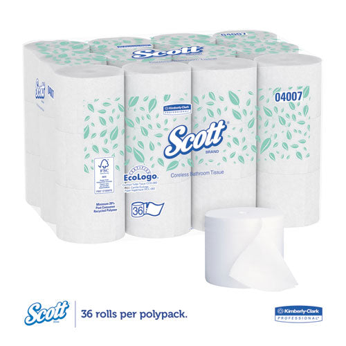 Essential Coreless Srb Bathroom Tissue, Septic Safe, 2-ply, White, 1000 Sheets-roll, 36 Rolls-carton