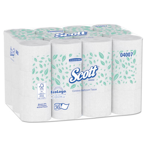 Essential Coreless Srb Bathroom Tissue, Septic Safe, 2-ply, White, 1000 Sheets-roll, 36 Rolls-carton