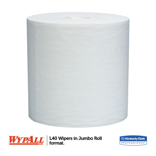 L40 Towels, Jumbo Roll, White, 12.5x13.4, 750-roll