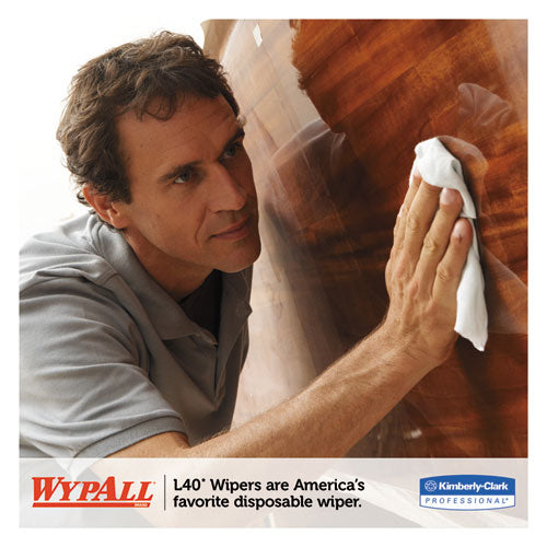 L40 Towels, 1-4 Fold, White, 12.5x12, 56-pack, 12 Packs-carton