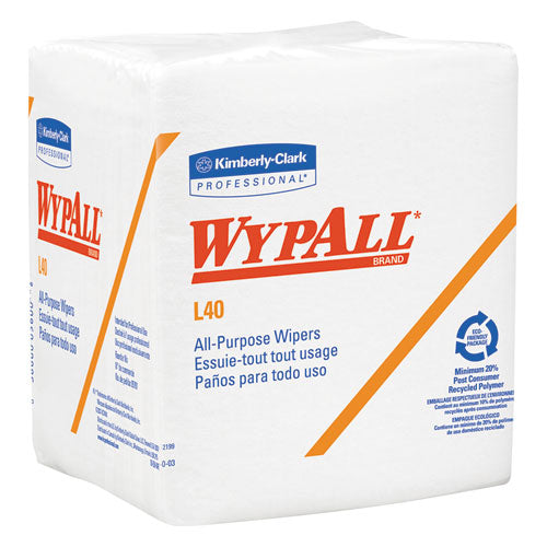 L40 Towels, 1-4 Fold, White, 12.5x12, 56-pack, 12 Packs-carton