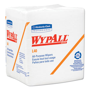 L40 Towels, 1-4 Fold, White, 12 1-2 X 12, 56-box, 18 Packs-carton