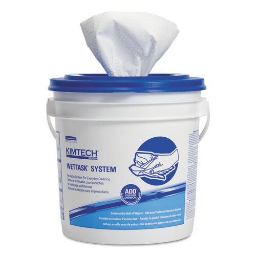 Wettask System For Solvents, Wipers Only, 9 X 15, White, 275-roll, 2 Roll-carton