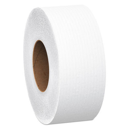 Essential Jrt Jumbo Roll Bathroom Tissue, Septic Safe, 1-ply, White, 2000 Ft, 12 Rolls-carton