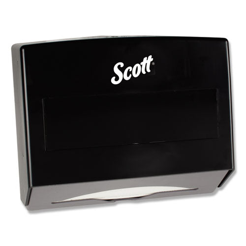 Scottfold Folded Towel Dispenser, Plastic, 10.75 X 4.75 X 9, Black