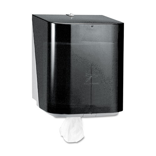 In-sight Sr. Center-pull Dispenser, 10 13-20w X 10d X 12 1-2h, Smoke-gray