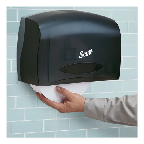 Essential Coreless Jumbo Roll Tissue Dispenser, 14.25 X 6 X 9.7, Black