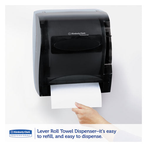 Lev-r-matic Roll Towel Dispenser, 13 3-10w X 9 4-5d X 13 1-2h, Smoke