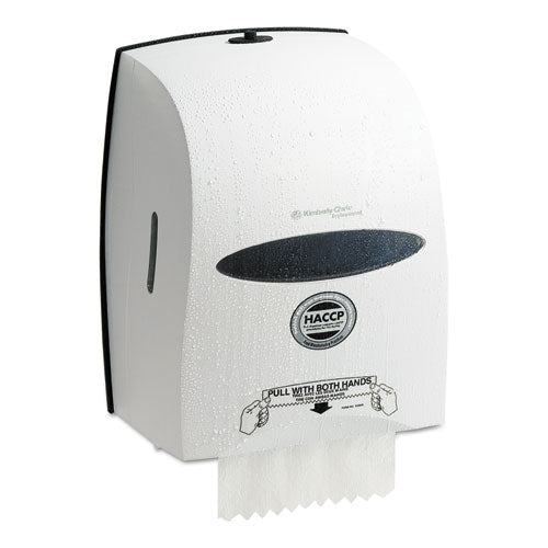 Sanitouch Hard Roll Towel Dispenser, 12 63-100w X 10 1-5d X 16 13-100h, White