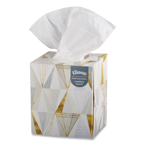 Boutique White Facial Tissue, 2-ply, Pop-up Box, 95 Sheets-box, 3 Boxes-pack, 12 Packs-carton