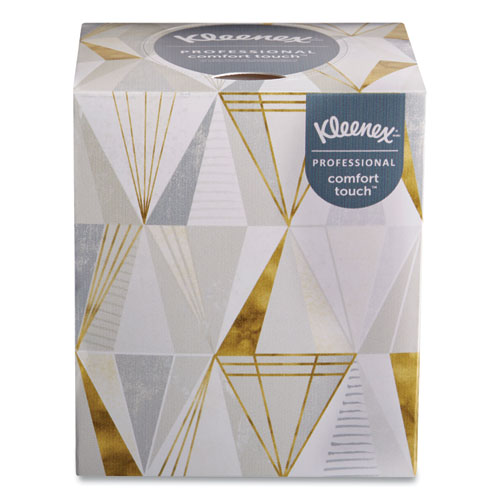 Boutique White Facial Tissue, 2-ply, Pop-up Box, 95 Sheets-box, 3 Boxes-pack, 12 Packs-carton