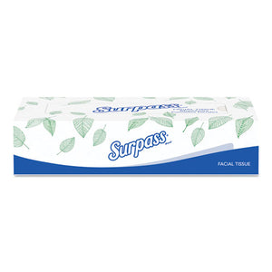 Facial Tissue, 2-ply, White, Flat Box, 100 Sheets-box, 30 Boxes-carton