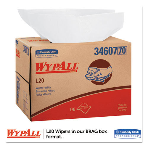 L20 Towels, Brag Box, 12 1-2 X 16 4-5, Multi-ply, White, 176-box