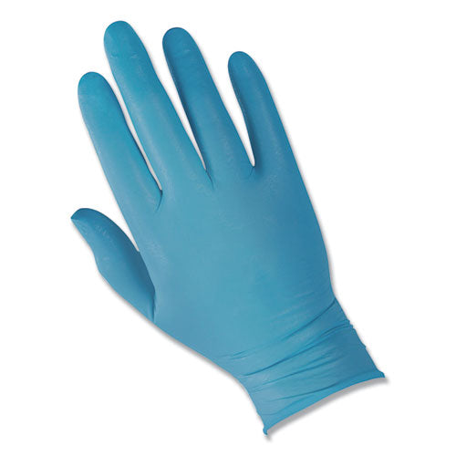 G10 Flex Blue Nitrile Gloves, Blue, 9.5", X-large, 100-box