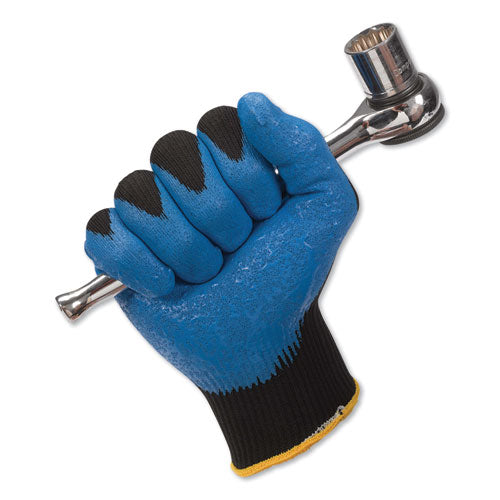 G40 Nitrile Coated Gloves, 230 Mm Length, Medium-size 8, Blue, 12 Pairs