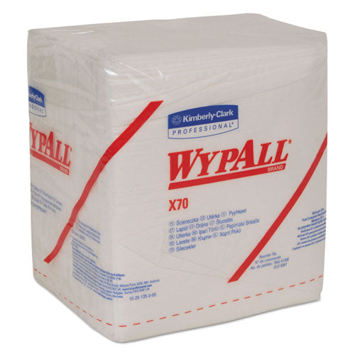 X70 Cloths, 1-4 Fold, 12 1-2 X 12, White, 76-pack, 12 Packs-carton