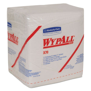 X70 Cloths, 1-4 Fold, 12 1-2 X 12, White, 76-pack, 12 Packs-carton