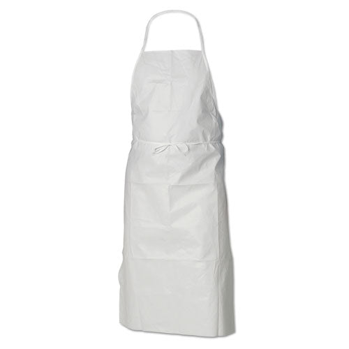 A40 Liquid-particle Protection Apron, Film Laminate, White, 28 X 40, 100-carton