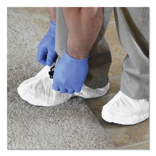A40 Liquid-particle Protection Shoe Covers, White, X-large-2x-large, 400-ct