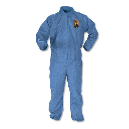A60 Elastic-cuff, Ankle & Back Coveralls, Blue, 2x-large, 24-case