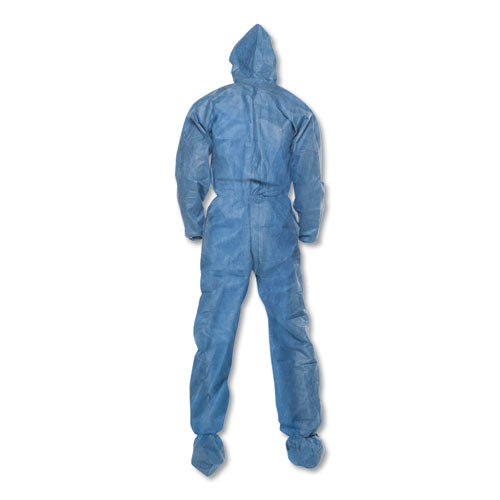 A60 Blood And Chemical Splash Protection Coveralls, 2x-large, Blue, 24-carton