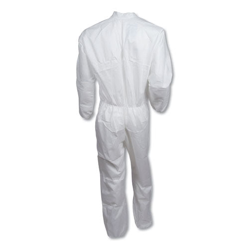 A30 Breathable Particle Protection Coveralls, White, Large, 25-carton