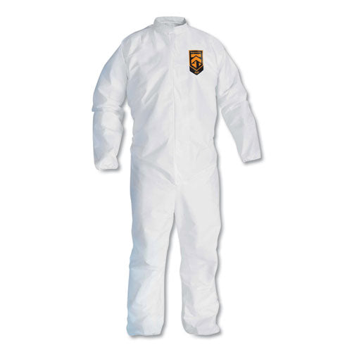 A30 Breathable Particle Protection Coveralls, White, Large, 25-carton