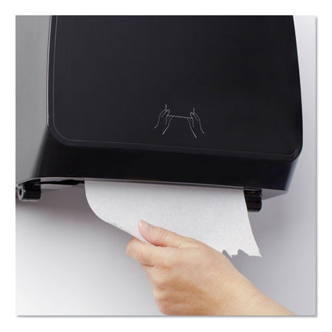 Control Slimroll Electronic Towel Dispenser, 12w X 7d X 12h, Black