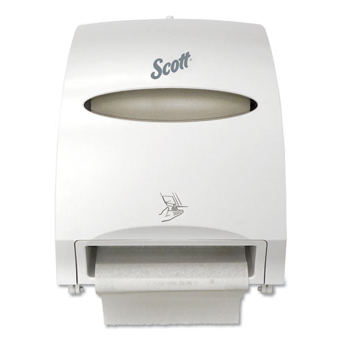 Essential Electronic Hard Roll Towel Dispenser, 12.7w X 9.572d X 15.761h, White