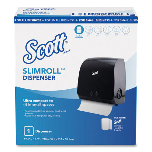 Control Slimroll Manual Towel Dispenser, 12.65 X 7.8 X 13.02, Black