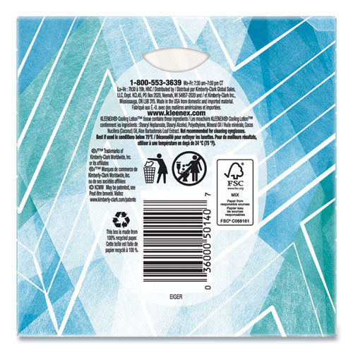 Cool Touch Facial Tissue, 2-ply, White, 45 Sheets-box