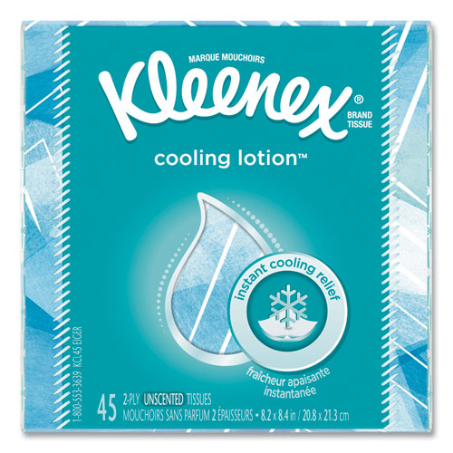 Cool Touch Facial Tissue, 2-ply, White, 45 Sheets-box