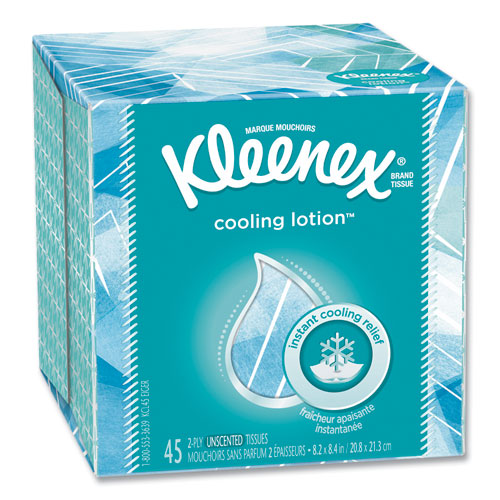 Cool Touch Facial Tissue, 2-ply, White, 45 Sheets-box