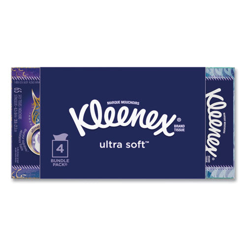 Ultra Soft Facial Tissue, 3-ply, White, 8.75 X 4.5, 65 Sheets-box, 4 Boxes-pack, 12 Packs-carton