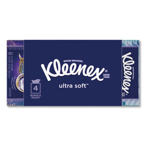 Ultra Soft Facial Tissue, 3-ply, White, 8.75 X 4.5, 65 Sheets-box, 4 Boxes-pack