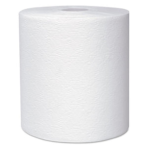 Essential Plus Hard Roll Towels 8" X 600 Ft, 1 3-4" Core Dia, White, 6 Rolls-ct