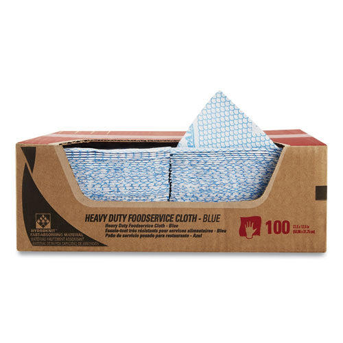 Heavy-duty Foodservice Cloths, 12.5 X 23.5, White, 100-carton