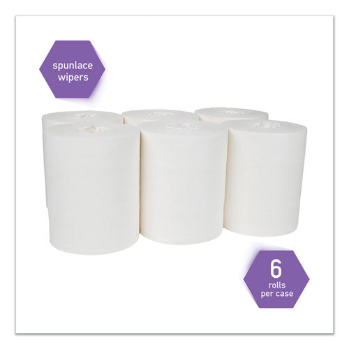 Wipers For The Wettask System, Quat Disinfectants And Sanitizers, 5.8 X 9, 250-roll, 6 Rolls-carton